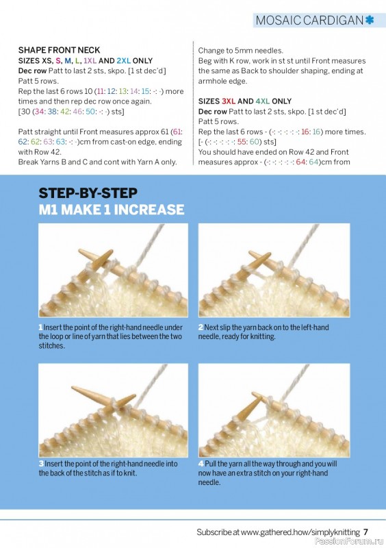 Вязаные проекты крючком в журнале «Simply Knitting №265 2025»