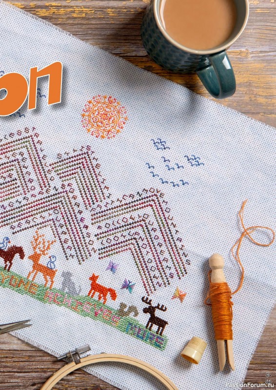 Коллекция вышивки крестиком в журнале «XStitch Magazine №19 2022»