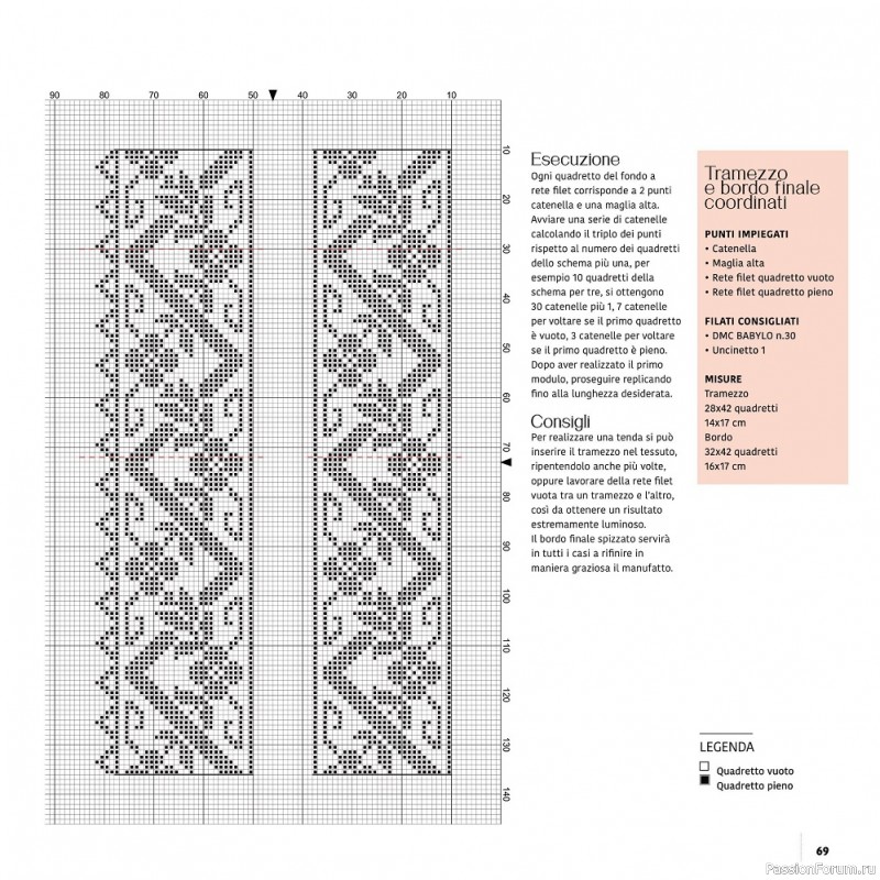 Вязаные модели крючком в журнале «Uncinetto Manuale Filet №5 2022»