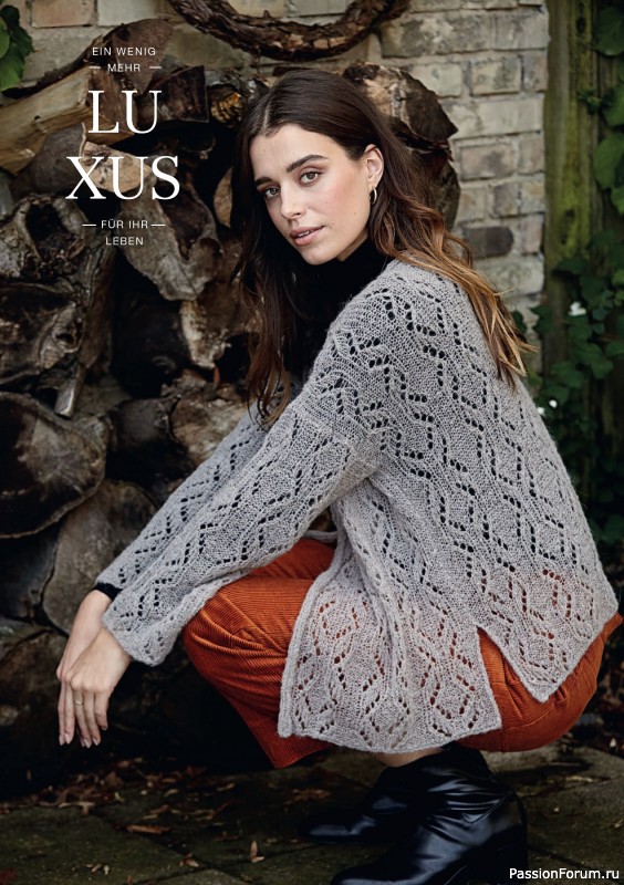 Вязаные модели в журнале «Burda Stricken №1 2020»