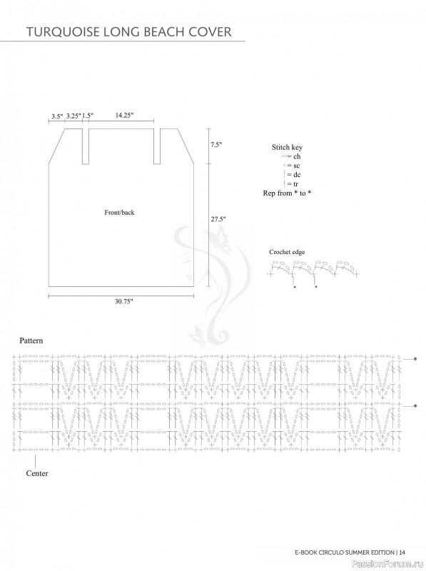 Вязаные проекты крючком в журнале «Circulo - Summer Edition»