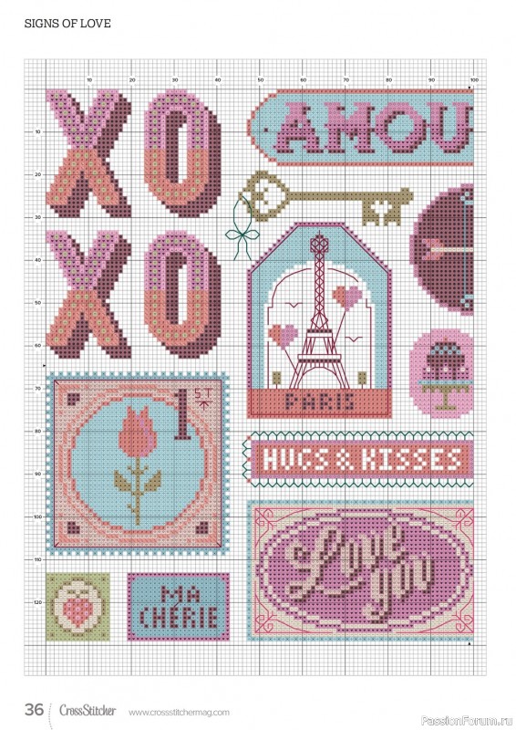 Коллекция вышивки в журнале «CrossStitcher №392 2023»