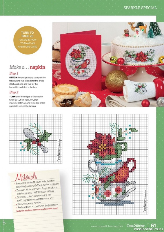 Коллекция вышивки в журнале «CrossStitcher №403 2023»