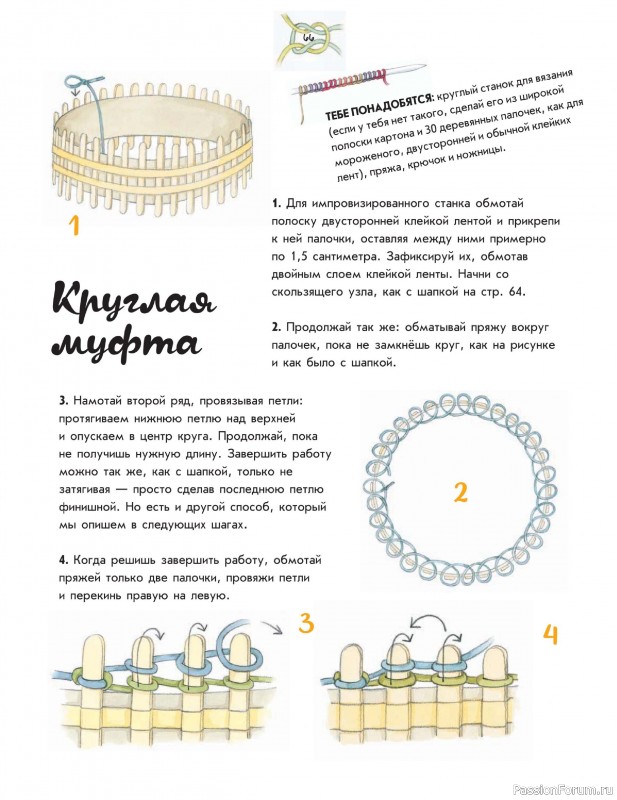 Вязаные проекты в книге «Творческое вязание»