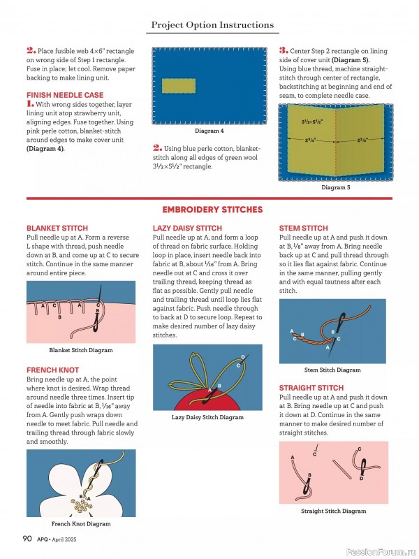 Коллекция проектов для рукодельниц в журнале «American Patchwork & Quilting №193 2025»