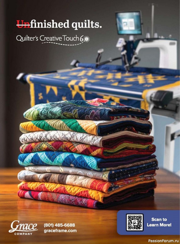 Коллекция проектов для рукодельниц в журнале «Quick+Easy Quilts - Winter 2025»