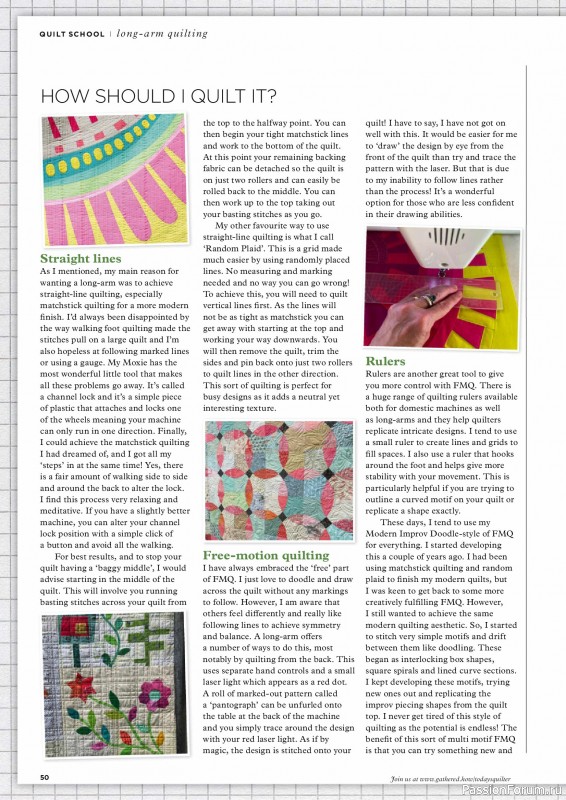 Коллекция проектов для рукодельниц в журнале «Todays Quilter №127 2025»