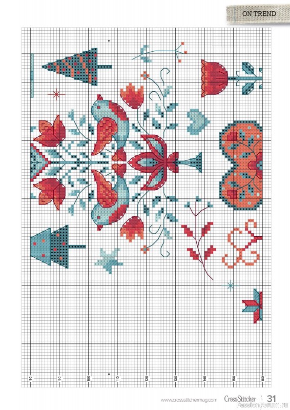 Коллекция вышивки в журнале «CrossStitcher №389 2022»