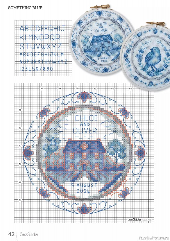 Коллекция вышивки в журнале «CrossStitcher №412 2024»