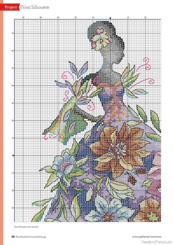 Коллекция вышивки в журнале «The World of Cross Stitching №347 2024»