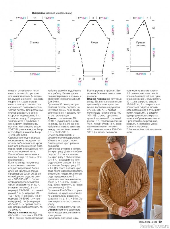 Вязаные модели в журнале «Creazion №4 2022»