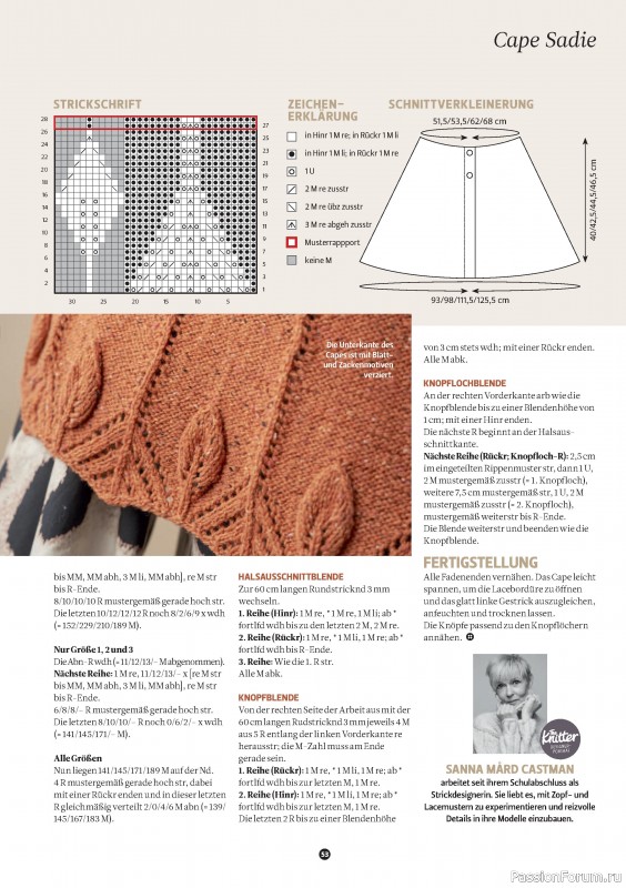 Вязаные проекты спицами в журнале «The Knitter Germany №73 2024»