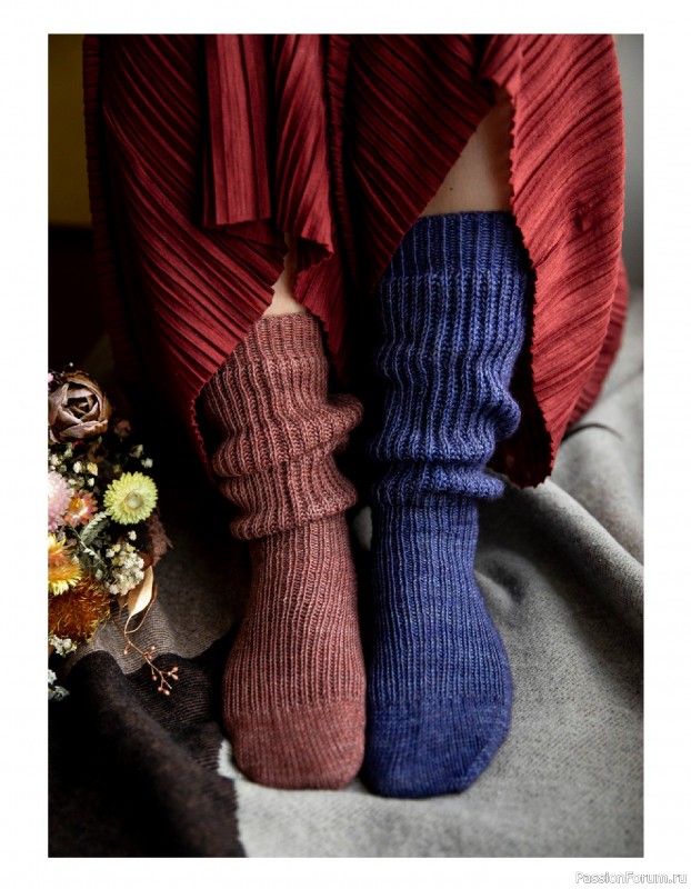 Вязаные проекты в книге «52 Weeks of Socks Vol. II»
