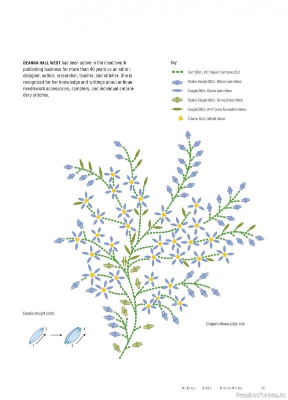 Коллекция проектов для рукодельниц в журнале «Piecework - Spring 2024»