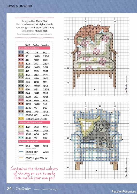 Коллекция вышивки в журнале «CrossStitcher №413 2024»