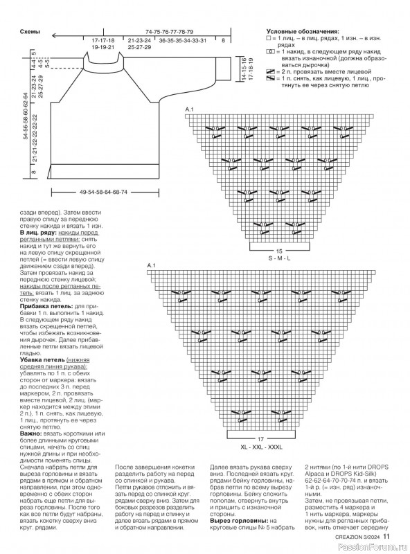 Вязаные модели в журнале «Creazion №3 2024»