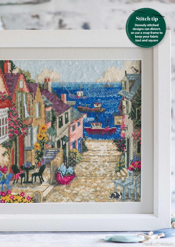 Коллекция вышивки в журнале «Cross Stitch Gold - Scenery Collection 2022»