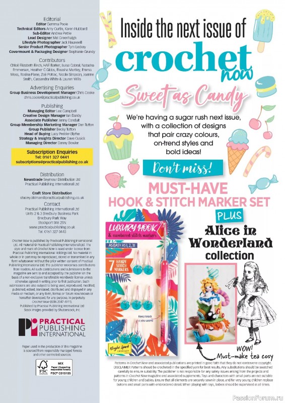 Вязаные проекты крючком в журнале «Crochet Now №122 2025»