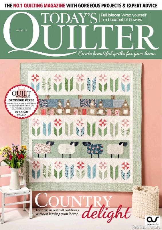 Коллекция проектов для рукодельниц в журнале &laquo;Todays Quilter №128 2025&raquo;