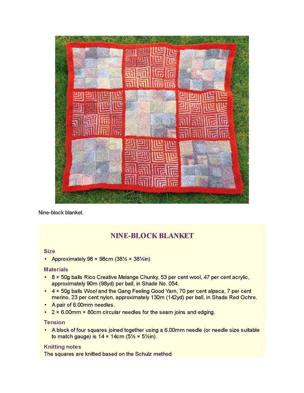 Patchwork Knitting