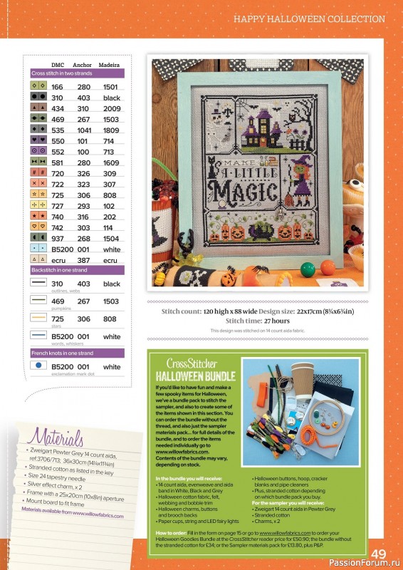 Коллекция вышивки в журнале «CrossStitcher №401 2023»