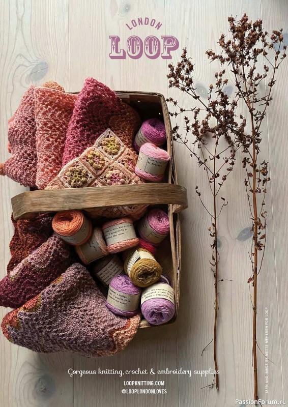 Вязаные модели крючком в журнале «Inside Crochet №137 2021»