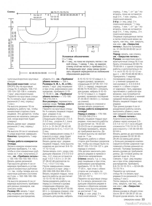 Вязаные модели в журнале «Creazion №4 2022»