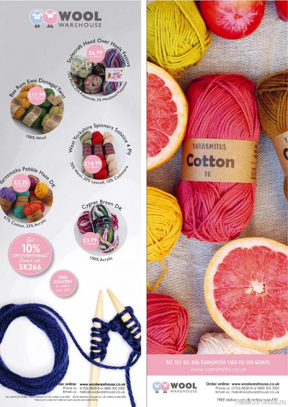 Вязаные проекты крючком в журнале «Simply Knitting №266 2025»