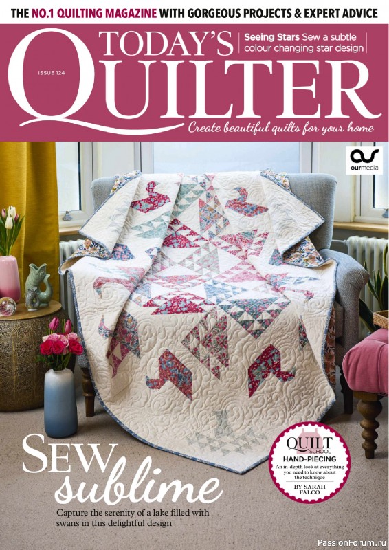 Коллекция проектов для рукодельниц в журнале «Todays Quilter №124 2025»