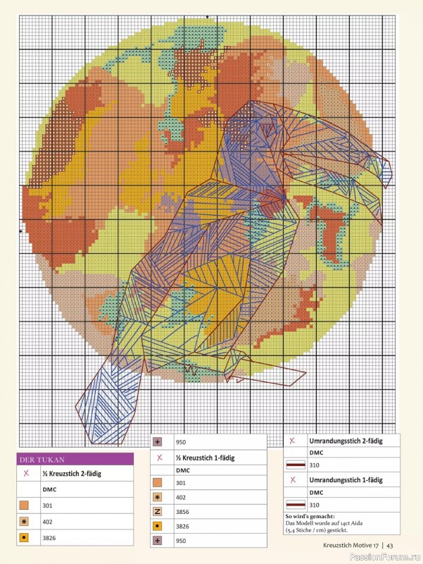 Коллекция вышивки крестиком в журнале «Kreuzstich Motive №17 2017»