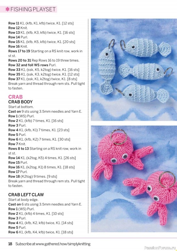 Вязаные проекты крючком в журнале «Simply Knitting №266 2025»