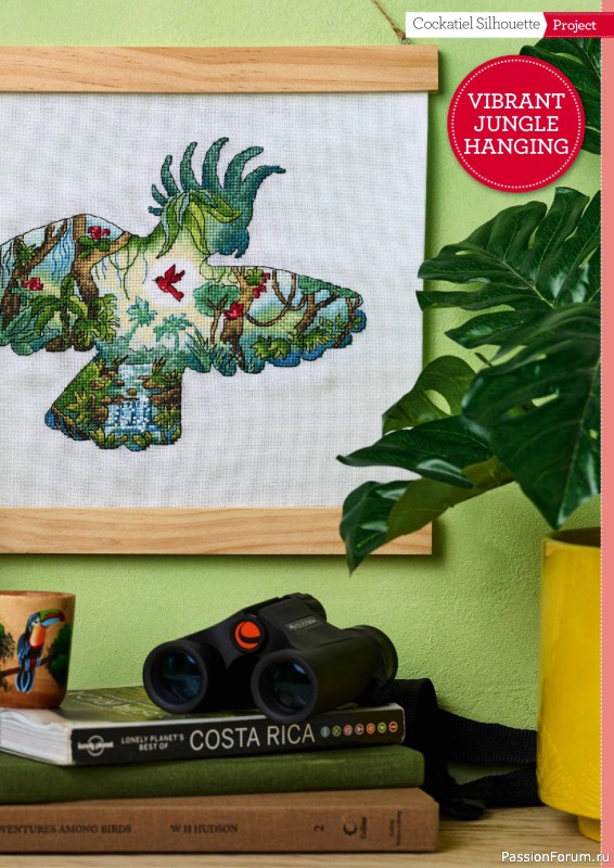 Коллекция вышивки в журнале «The World of Cross Stitching №358 2025»