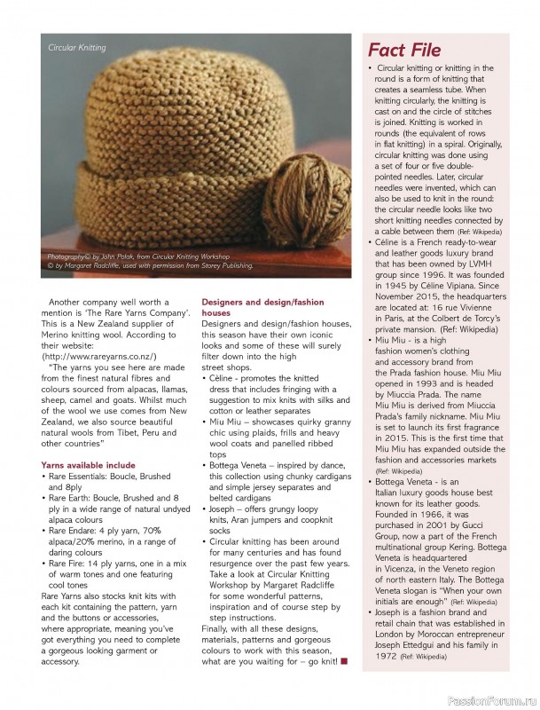 Вязаные модели спицами в журнале «Australian Knitting – Vol.16 №3 2024»