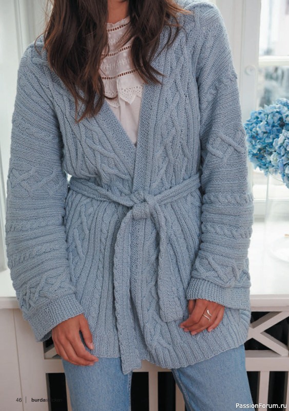 Вязаные модели в журнале «Burda Stricken №1 2022»