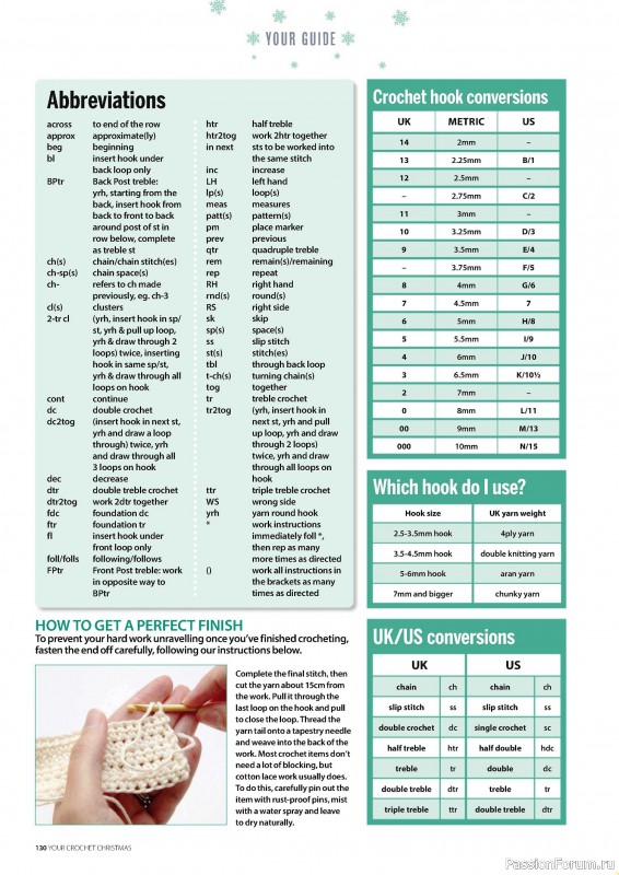 Вязаные проекты крючком в журнале «Your Crochet Christmas 2024»
