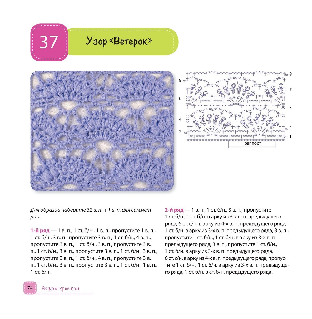 Вяжем крючком. Популярные узоры