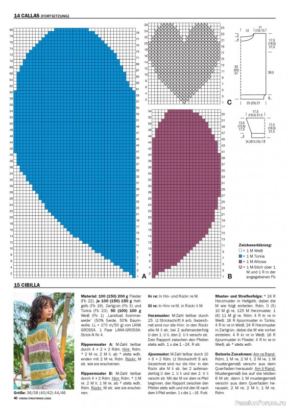 Вязаные модели спицами в журнале «Verena Stricktrends №2 2022»