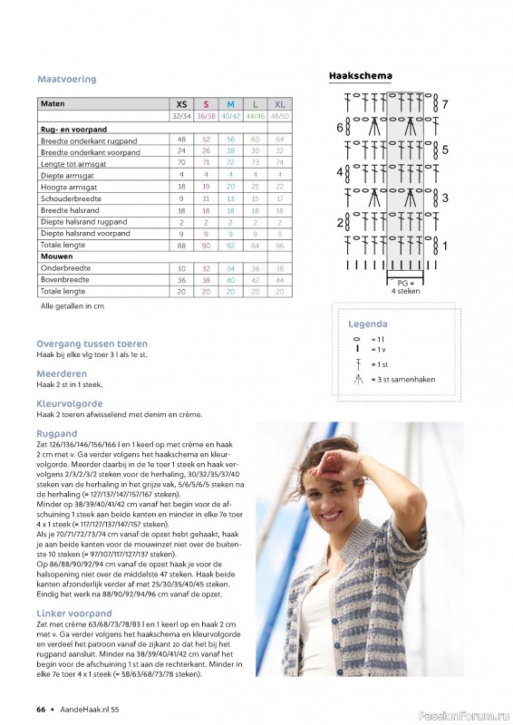 Вязаные проекты крючком в журнале «Aan de Haak №55 2024»