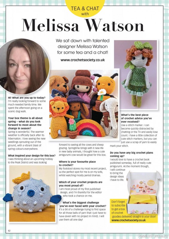 Вязаные проекты крючком в журнале «Crochet Now №123 2025»