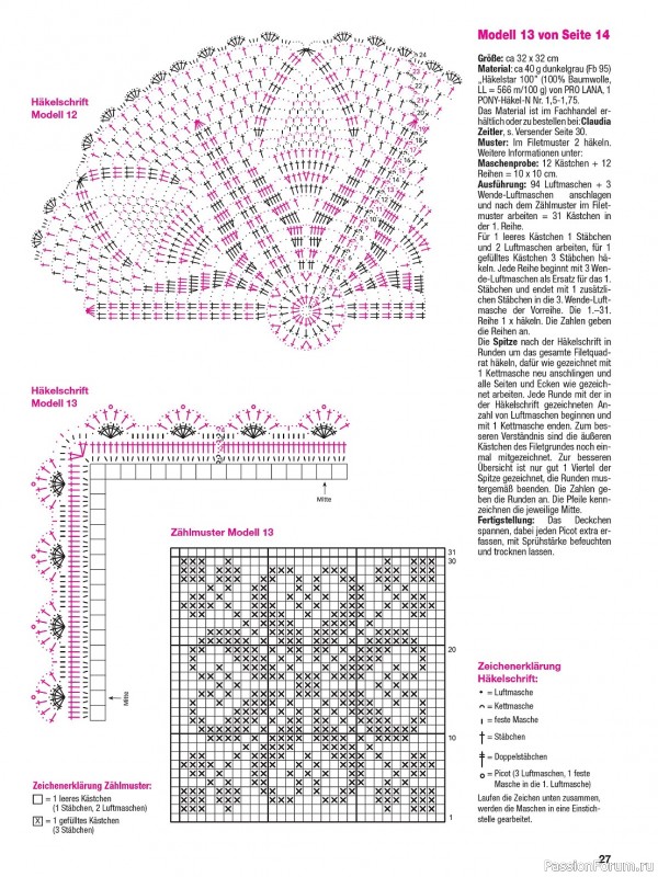 Вязаные проекты крючком в журнале «Hakeln Kreativ №2 20243»