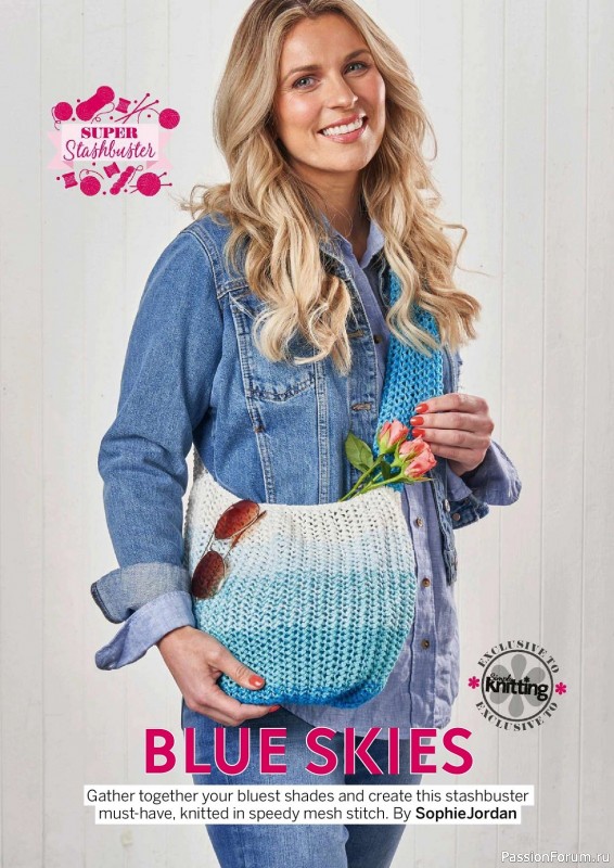 Вязаные проекты спицами в журнале «Simply Knitting №240 2023»