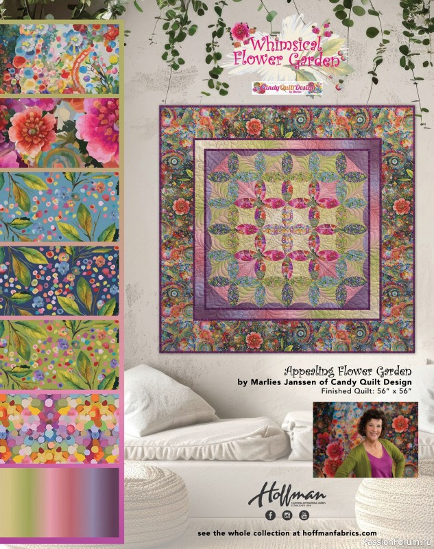 Коллекция проектов для рукодельниц в журнале «Quilter's World - Spring 2025»
