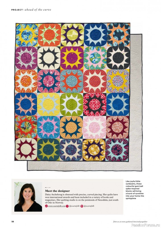 Коллекция проектов для рукодельниц в журнале «Todays Quilter №127 2025»