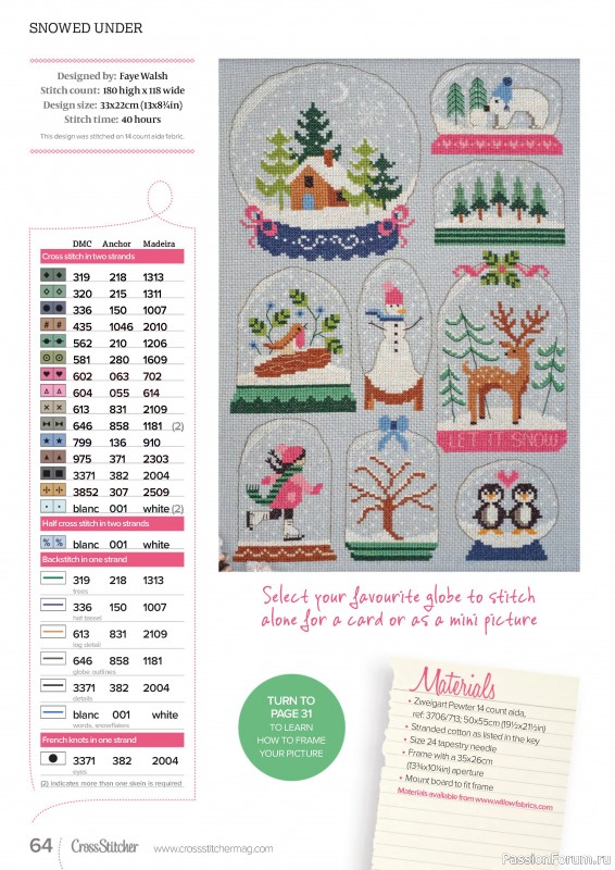 Коллекция вышивки в журнале «CrossStitcher №417 2024»