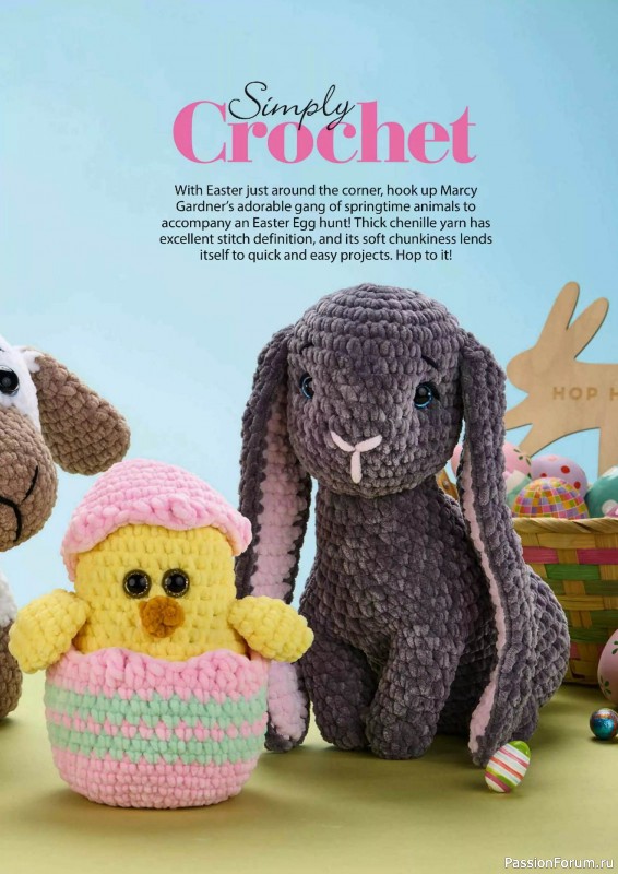 Вязаные проекты крючком в журнале «Simply Crochet №160 2025»