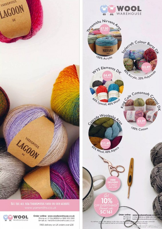Вязаные проекты крючком в журнале «Simply Crochet №161 2025»