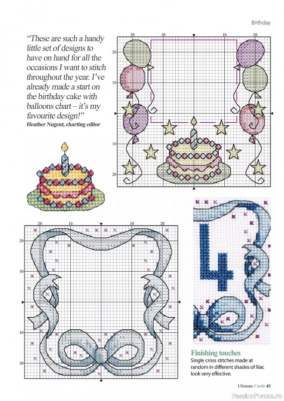 Коллекция вышивки в журнале «Ultimate CrossStitch Cards №58 2025»