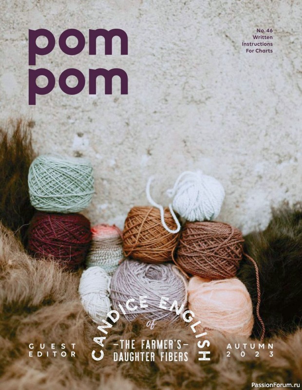 Вязаные модели спицами в журнале «Pom Pom Quarterly №46 2023». Продолжение