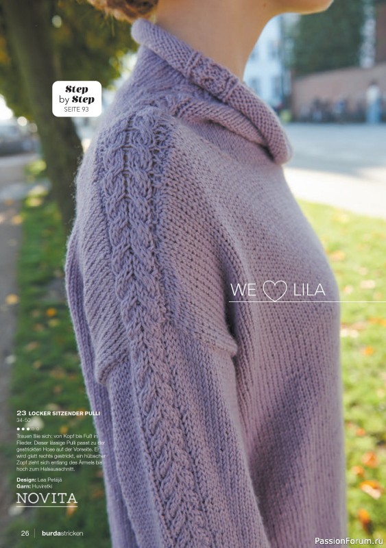 Вязаные модели в журнале «Burda Stricken №1 2022»
