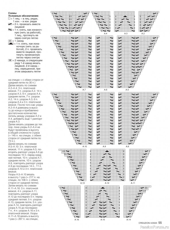 Вязаные модели в журнале «Creazion №4 2024»